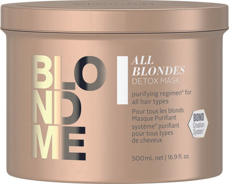 Schwarzkopf Blondme All Blondes Detox Mask 500ml - Franklins