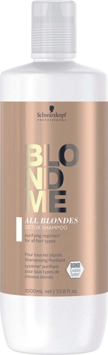 Schwarzkopf Blondme All Blondes Detox Shampoo 1000ml - Franklins