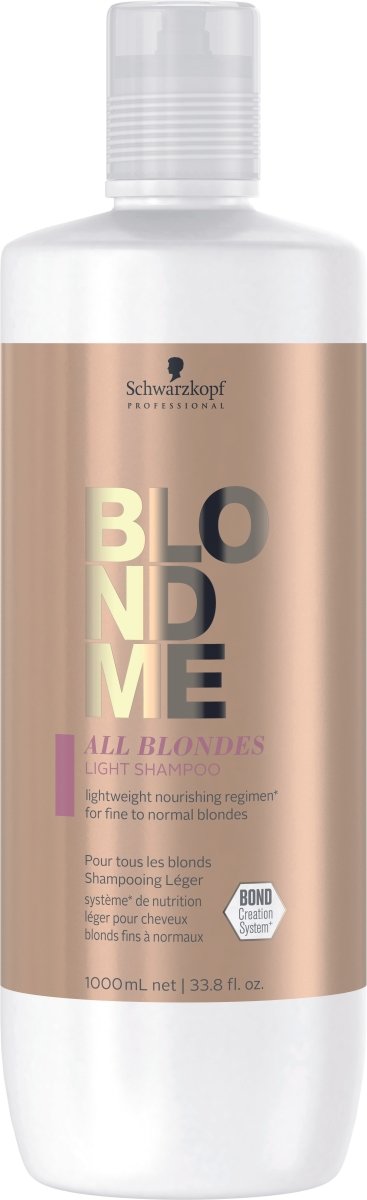 Schwarzkopf Blondme All Blondes Light Shampoo 1000ml - Franklins