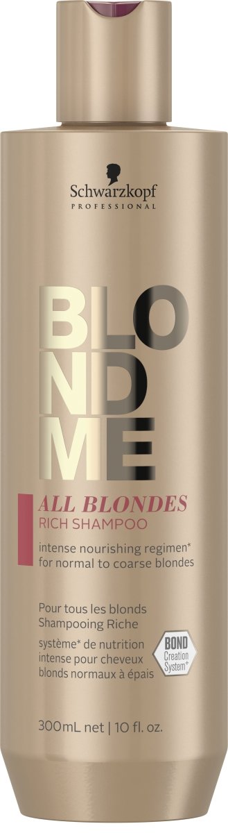 Schwarzkopf Blondme All Blondes Rich Shampoo 300ml - Franklins