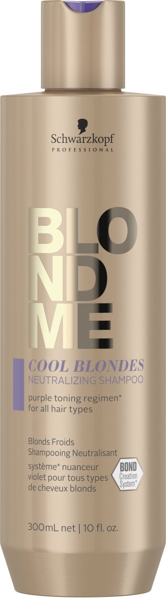 Schwarzkopf Blondme Cool Blondes Neutralising Shampoo 300ml - Franklins