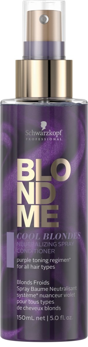Schwarzkopf Blondme Cool Blondes Neutralising Spray 150ml - Franklins