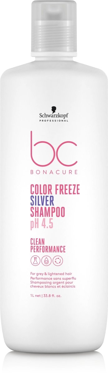 Schwarzkopf Bonacure Color Freeze Silver Shampoo ph 4.5 1000ml - Franklins
