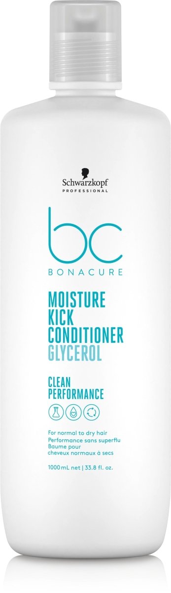 Schwarzkopf Bonacure Moisture Kick Conditioner Glycerol 1000ml - Franklins