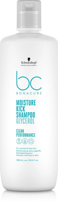 Schwarzkopf Bonacure Moisture Kick Shampoo 1000ml - Franklins