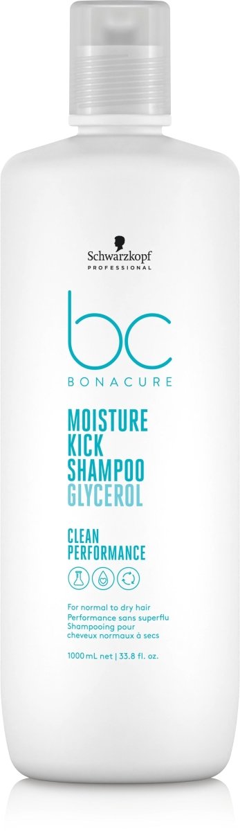 Schwarzkopf Bonacure Moisture Kick Shampoo 1000ml - Franklins