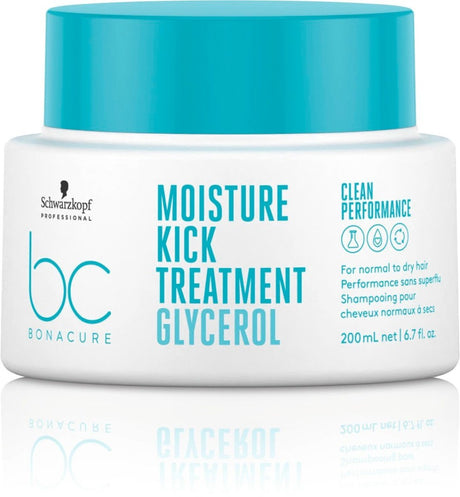 Schwarzkopf Bonacure Moisture Kick Treatment Glycerol 200ml - Franklins