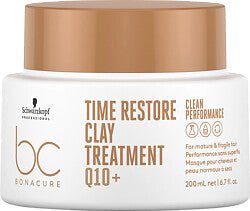 Schwarzkopf Bonacure Time Restore Clay Treatment Q10+ 200ml - Franklins