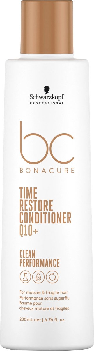 Schwarzkopf Bonacure Time Restore Conditioner Q10+ 200ml - Franklins