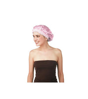 Sibel Shower Cap Plastic Large Lace Pink - Franklins