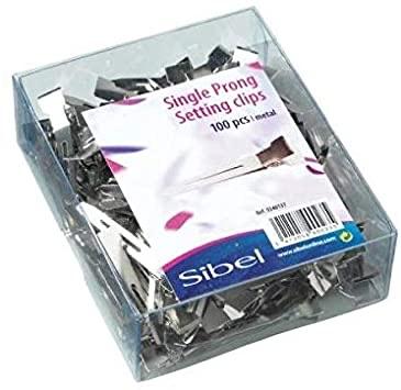 Sibel Single Prong Setting Clips (100) - Franklins