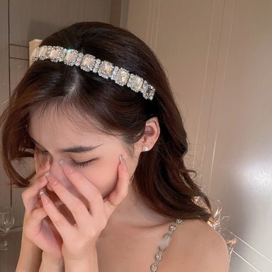 Silver Crystal Jewelled Hairband - Franklins