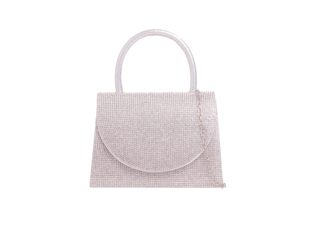 Silver Crystal Mini Tote Handbag - Franklins