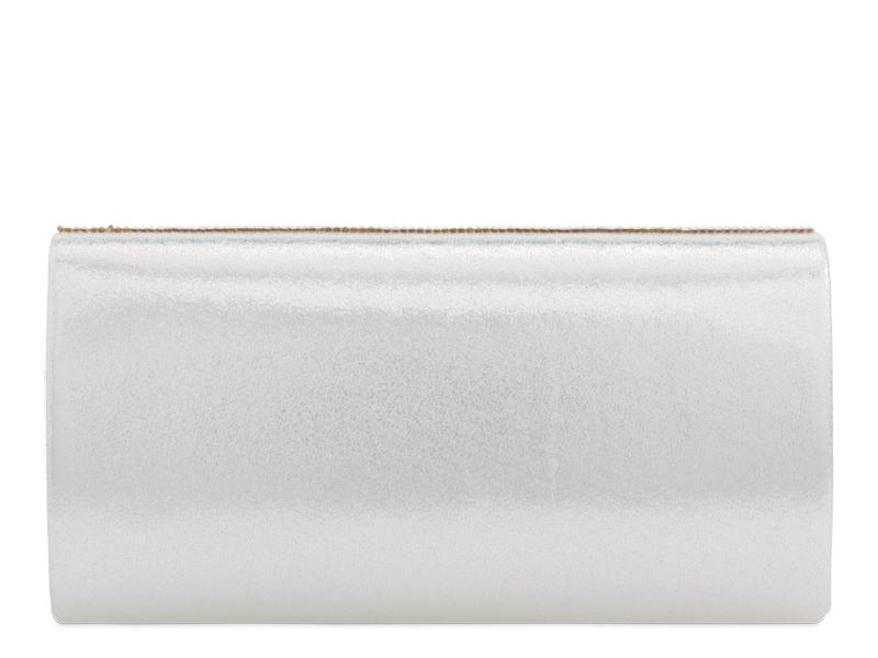 Silver Diamanté Crystal Clutch Bag - Franklins