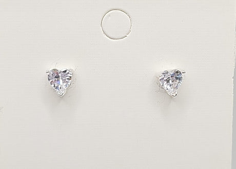 Silver Heart Earrings - Franklins