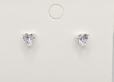 Silver Heart Earrings - Franklins