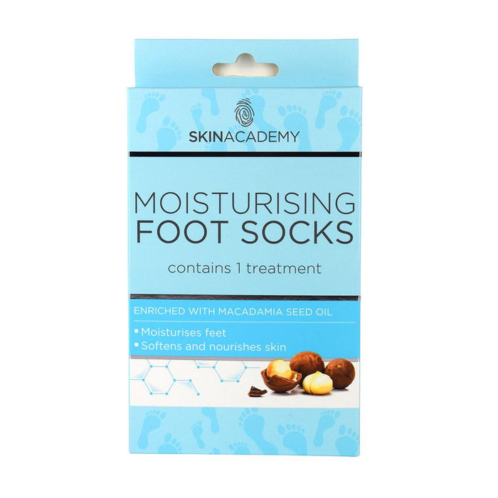 Skin Academy Moisturising Foot Socks Macadamia Seed Oil - Franklins