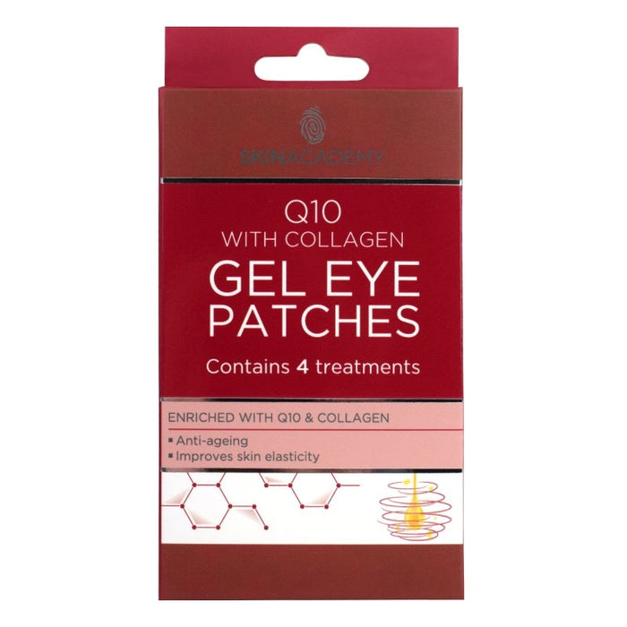 Skin Academy Q10 Collagen Gel Eye Patches 4pk - Franklins