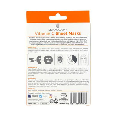 Skin Academy Vitamin C Sheet Masks - Franklins