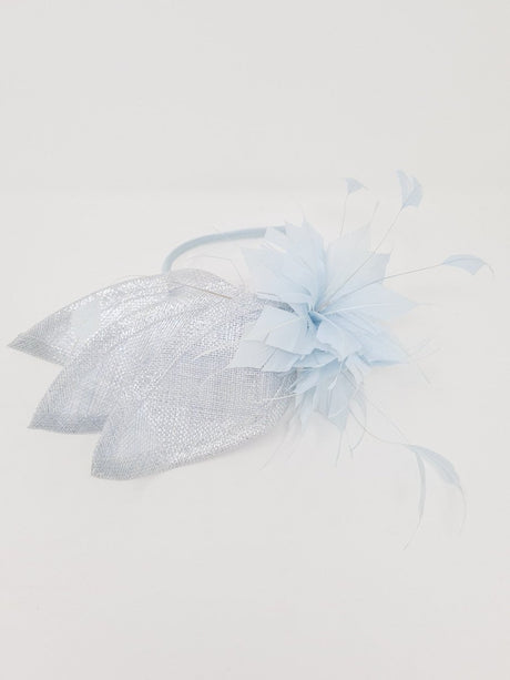 Sky Blue Metallic Hairband Fascinator - Franklins