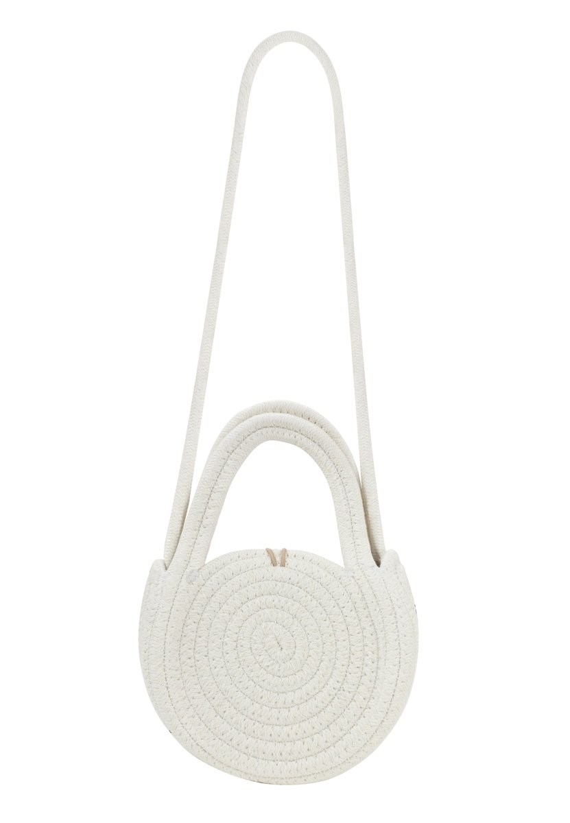 South Beach White Mini Rope Bag - Franklins