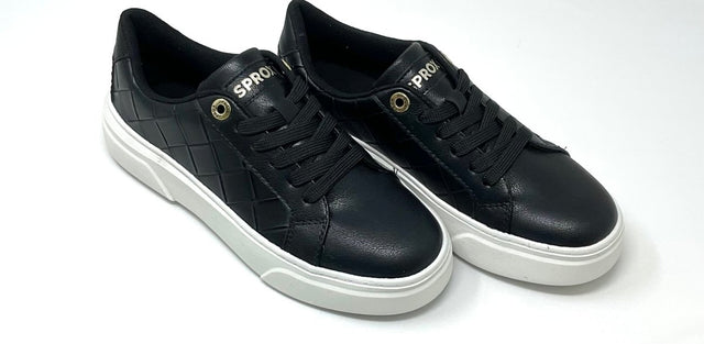 Sprox Black & White Chunky Sole Trainers - Franklins