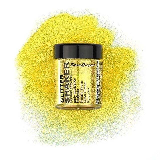 Stargazer Neon UV Yellow Glitter Shaker Pot 5g - Franklins