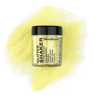 Stargazer Pastal Yellow Glitter Shaker Pot 5g - Franklins
