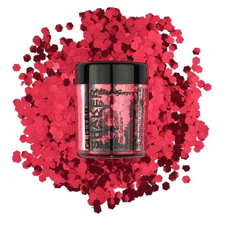 Stargazer Red Chunky Glitter Shaker Pot 5g - Franklins