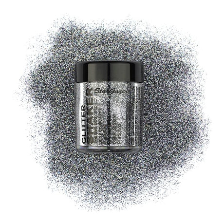 Stargazer Rocket Silver Glitter Shaker Pot 5g - Franklins