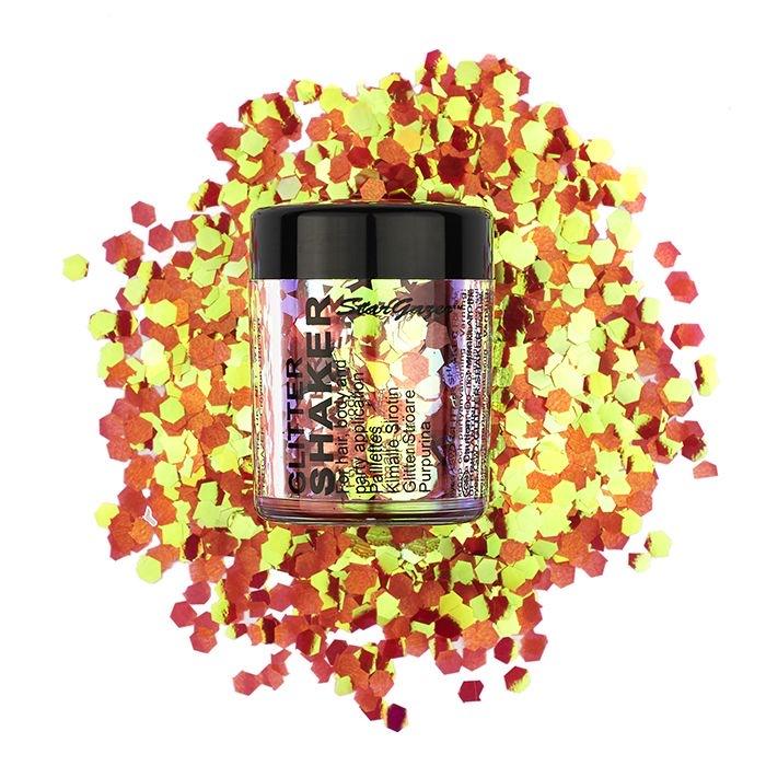 Stargazer UV Orange Chunky Glitter Shaker Pot 5g - Franklins