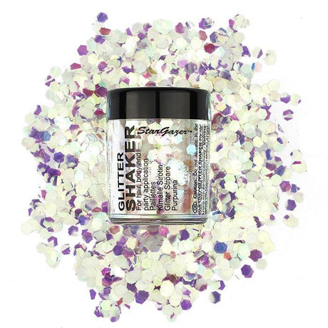 Stargazer UV White Chunky Glitter Shaker Pot 5g - Franklins