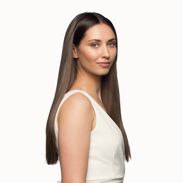 Stranded 18"/20" Heat Resistant Straight Clip In Hair Extension - Franklins