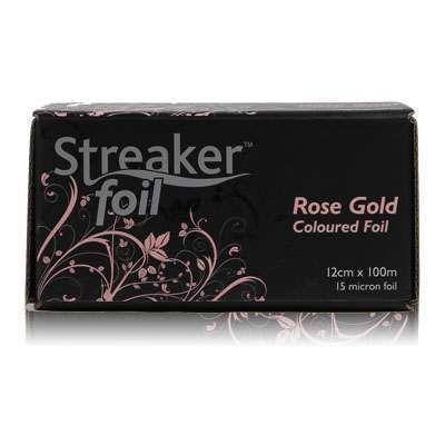 Streaker Rose Gold Coloured Foil 100m - Franklins