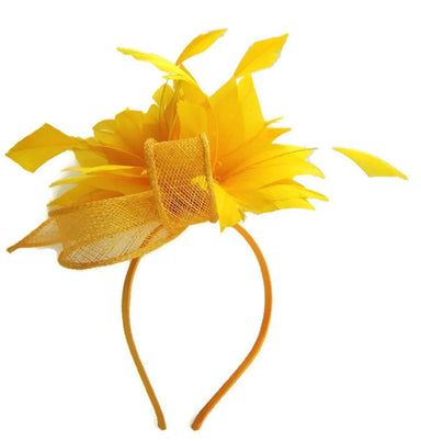 Sunflower Looped Flower Hairband Fascinator - Franklins