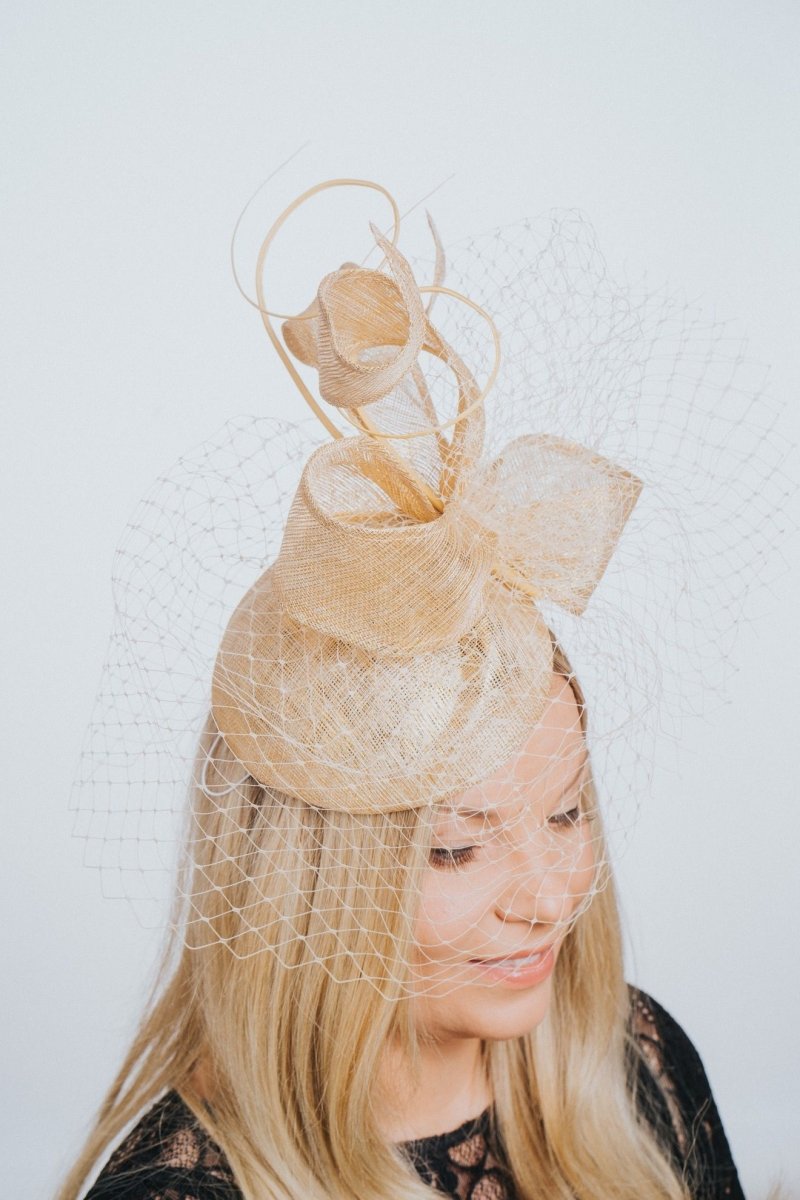 Swirl Net Pillbox Fascinator - Franklins