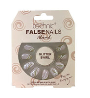 Technic False Nails Amond- Glitter Swirl - Franklins