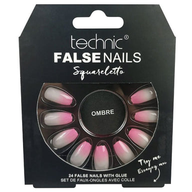 Technic False Nails Squareletto Ombre - Franklins