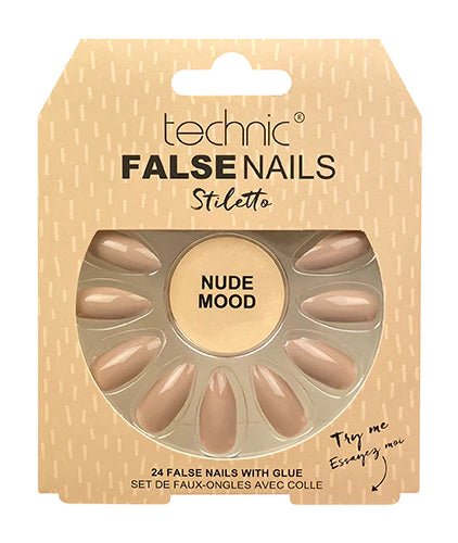 Technic False Nails Stiletto- Nude Mood - Franklins