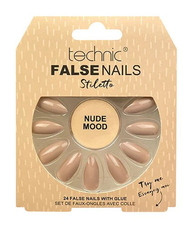Technic False Nails Stiletto- Nude Mood - Franklins