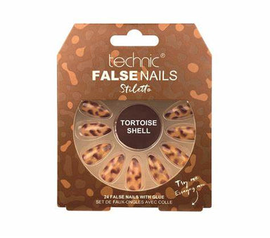Technic False Nails Stiletto- Tortoise Shell - Franklins