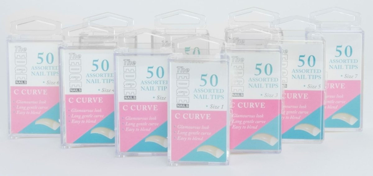 The Edge C Curve Nail Tips Box Of 50 - Franklins