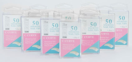 The Edge C Curve Nail Tips Box Of 50 - Franklins