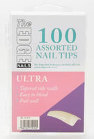 The Edge Nails 100 Assorted Nail Tips Ultra - Franklins