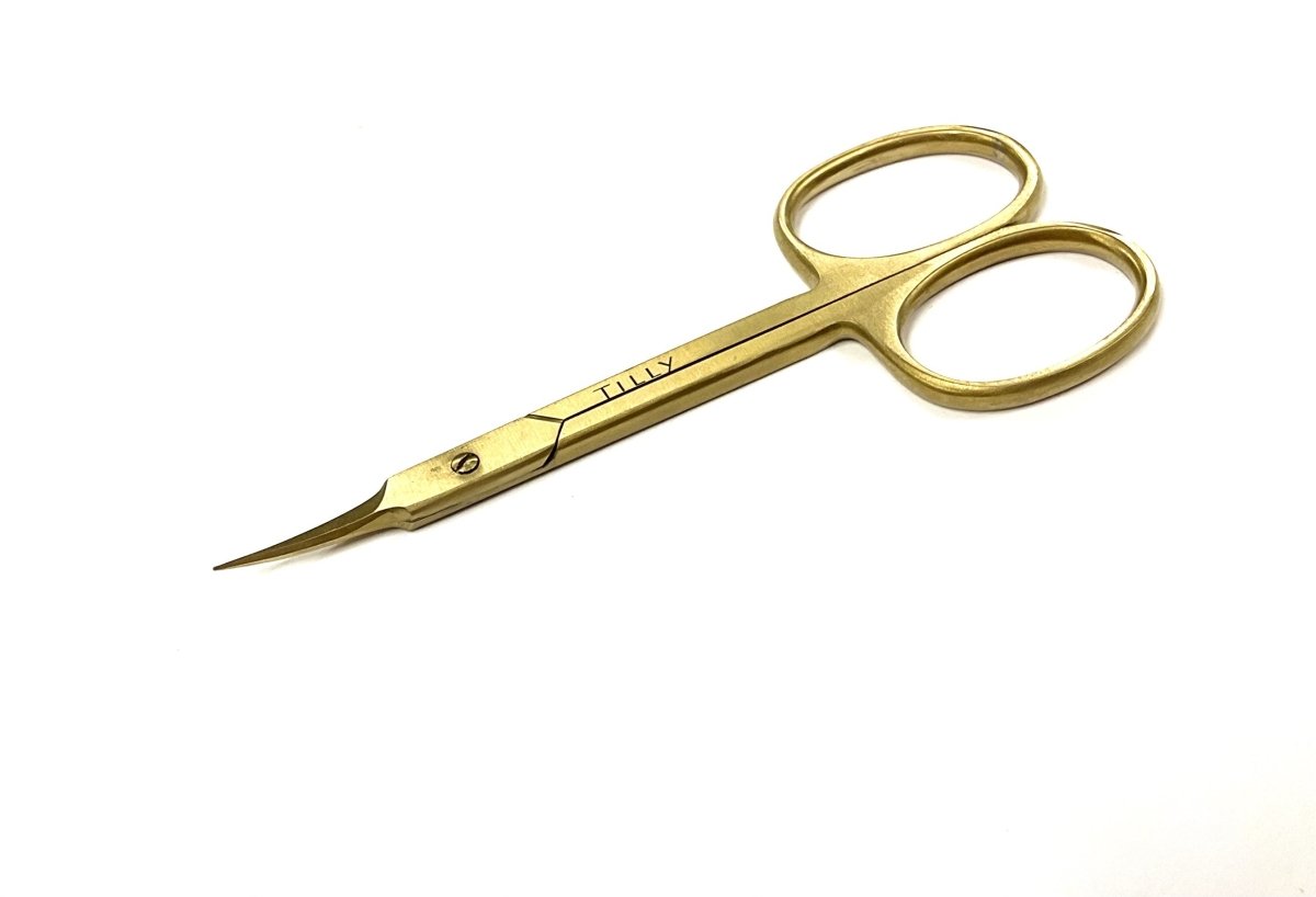 Tilly Lash Gold Eyebrow Scissors - Franklins