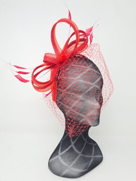 Tulip Bow Net Veil Fascinator - Franklins