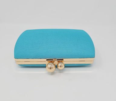 Turquoise Box Clutch Bag - Franklins