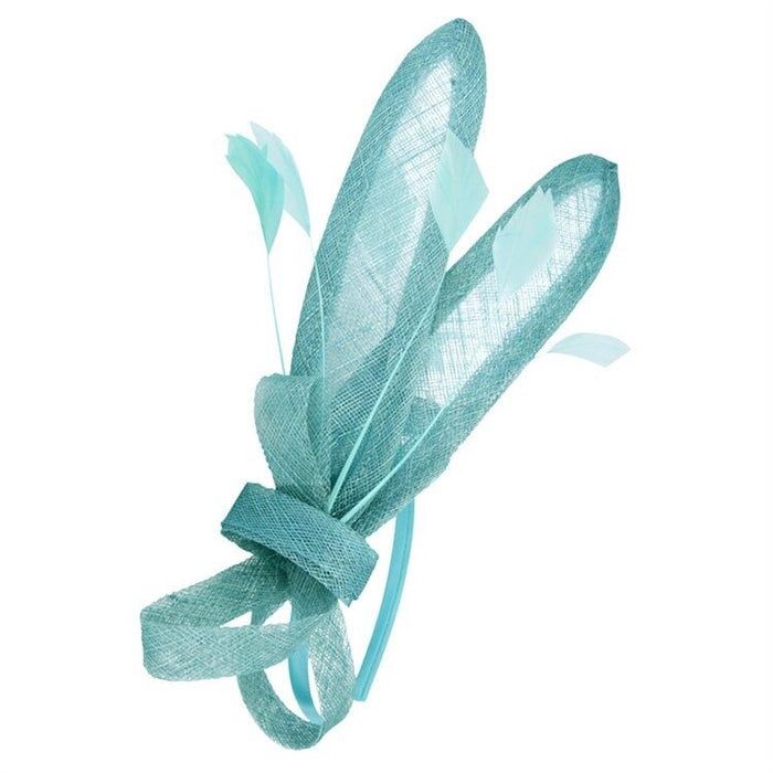Turquoise Feather Fascinator - Franklins