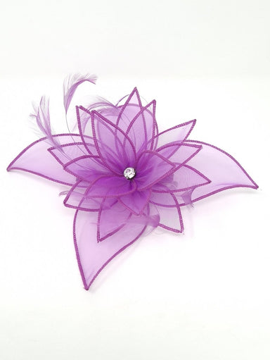 Violet Organza Flower Slide - Franklins