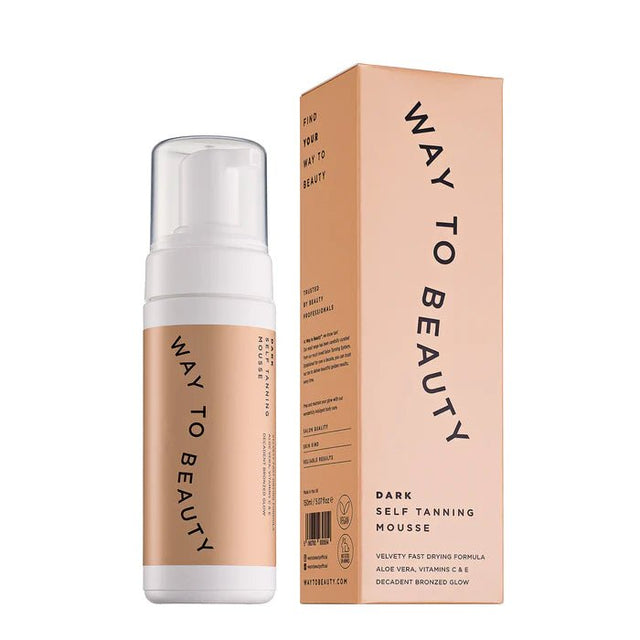 Way To Beauty Dark Self Tanning Mousse 150ml - Franklins